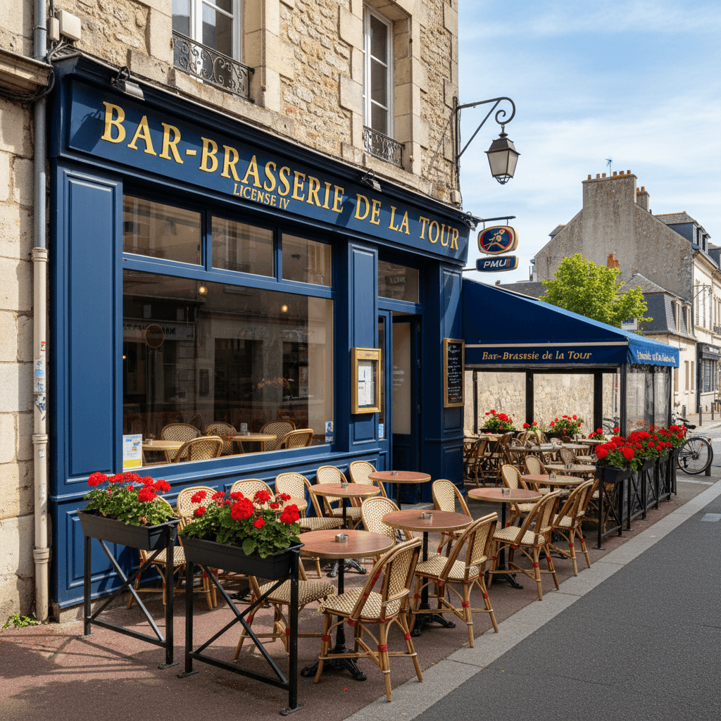 Bar-brasserie à La Rochelle : terrasse - licence IV