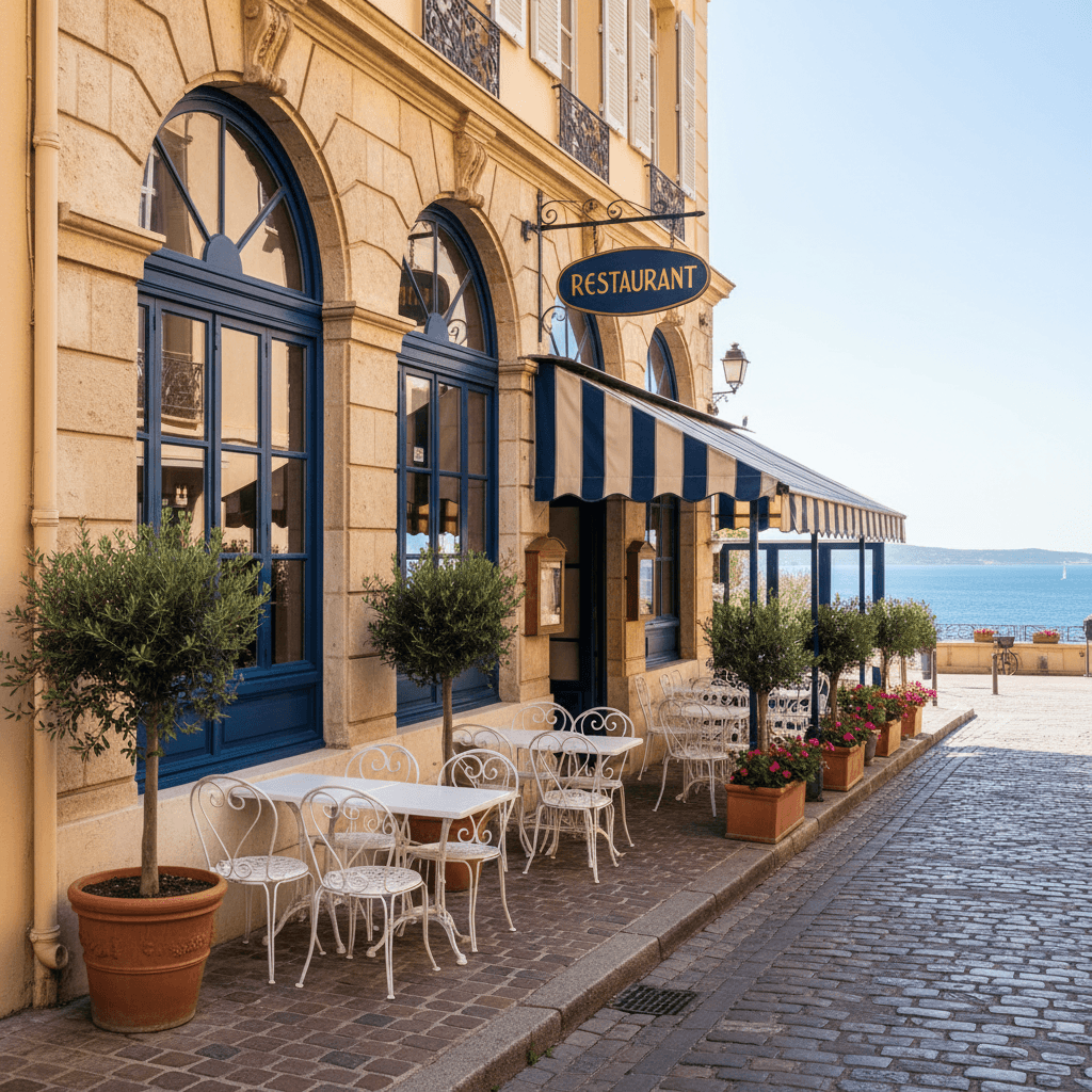 Restaurant 150m² à Menton : terrasse - licence IV - Image 1