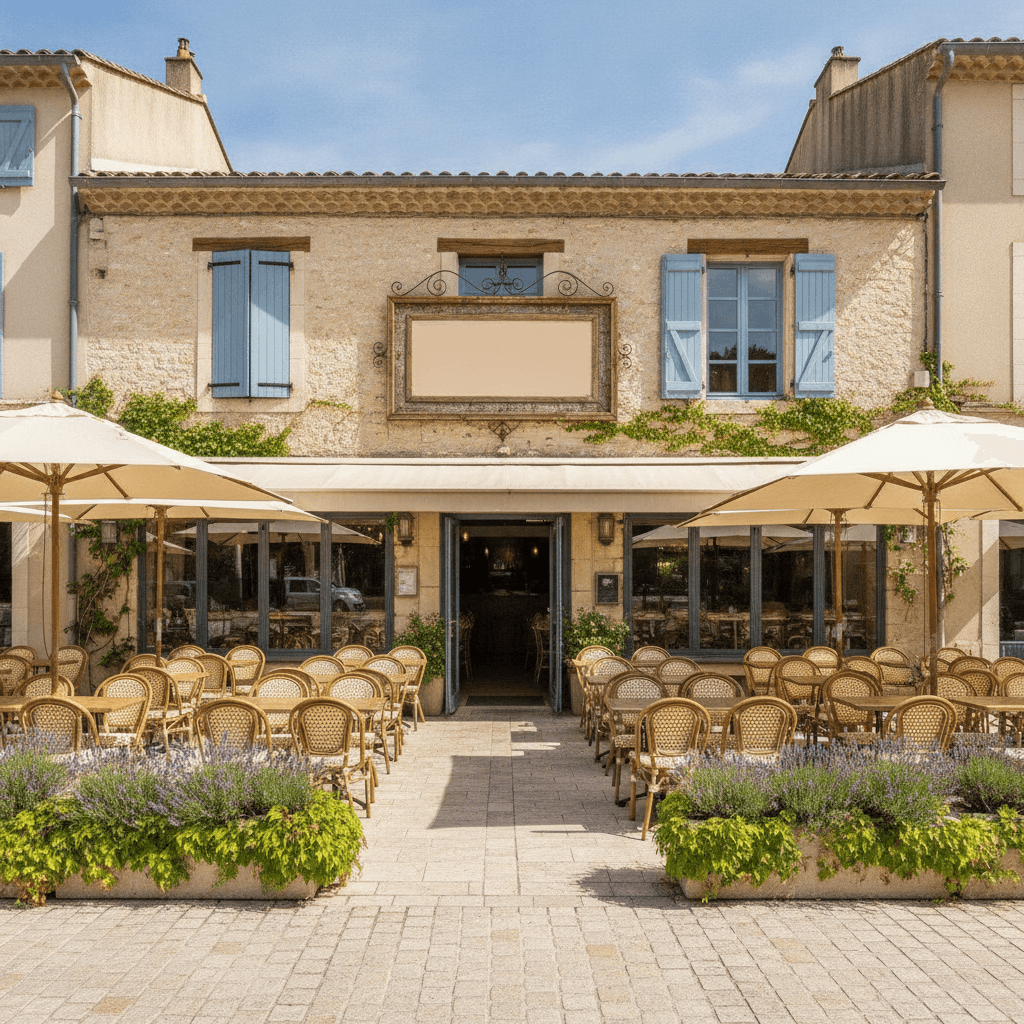 Restaurant 100m² à Marignane : terrasse - licence IV - Image 1