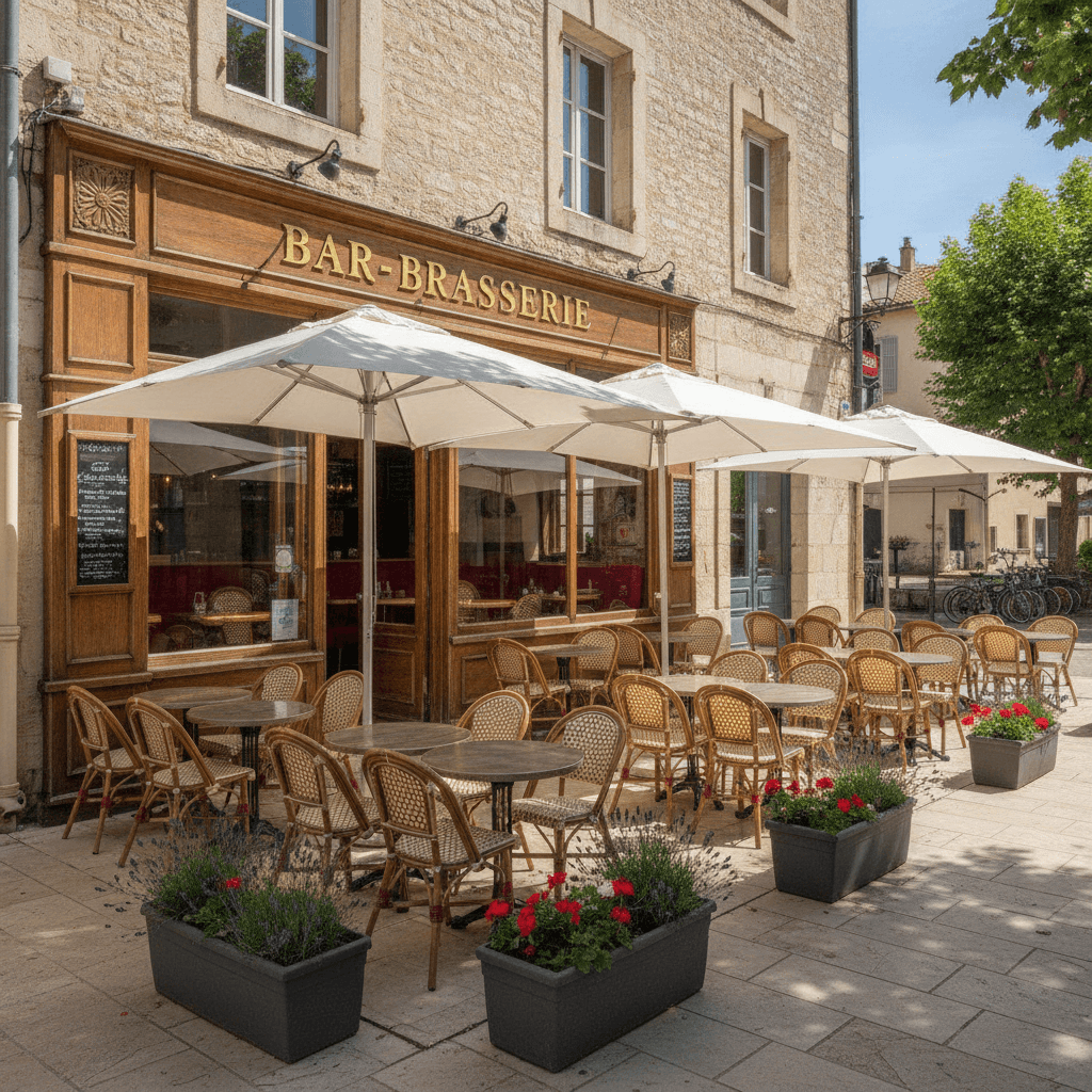 Bar-brasserie 60m² à Manosque : terrasse - licence IV - Image 1