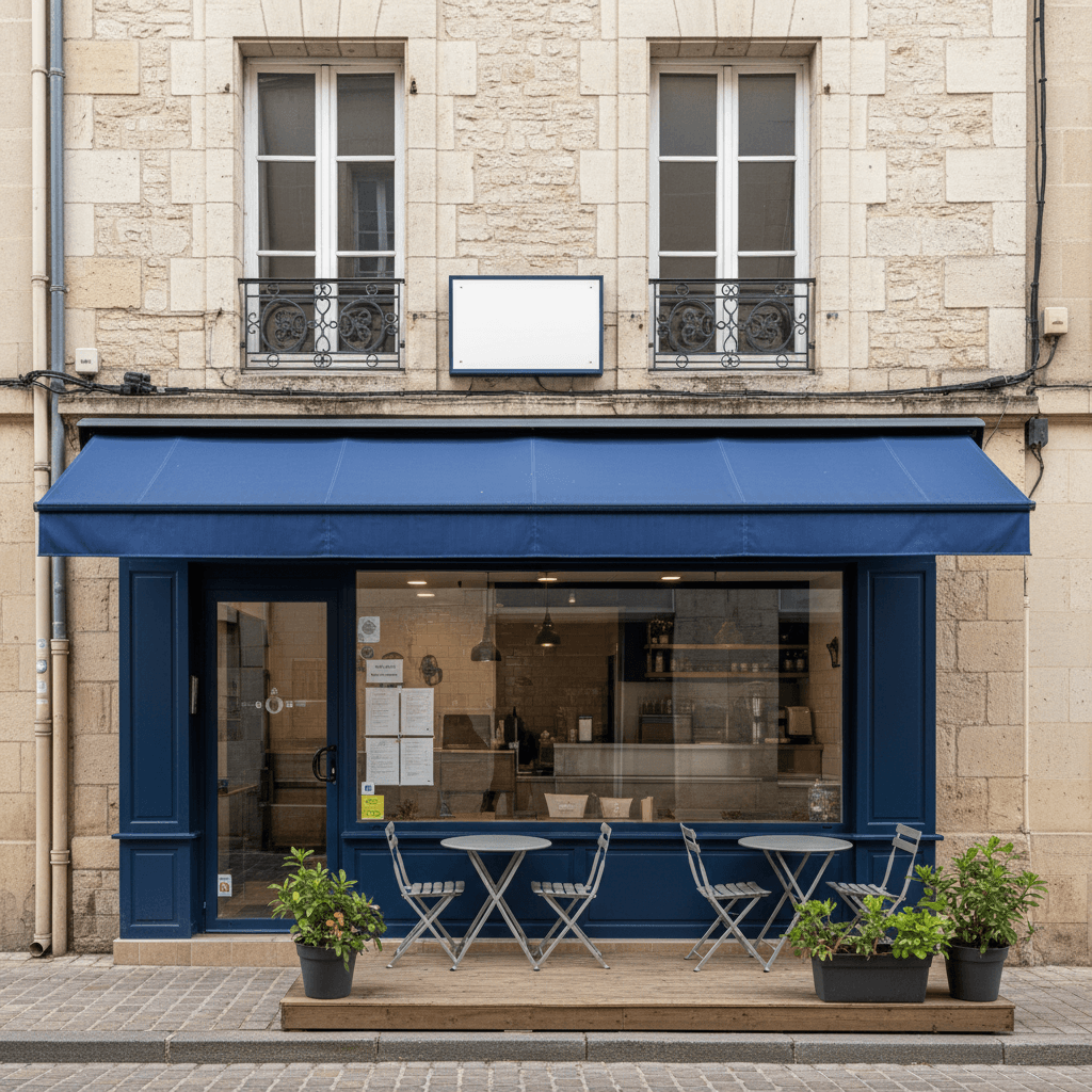 Fast-food 74m² à Mont-De-Marsan : terrasse - extraction