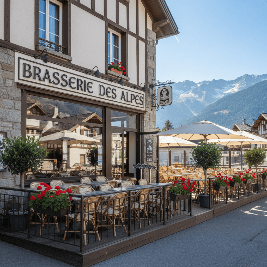 Bar-brasserie 400m² à Génos : terrasse - licence IV - Image 1