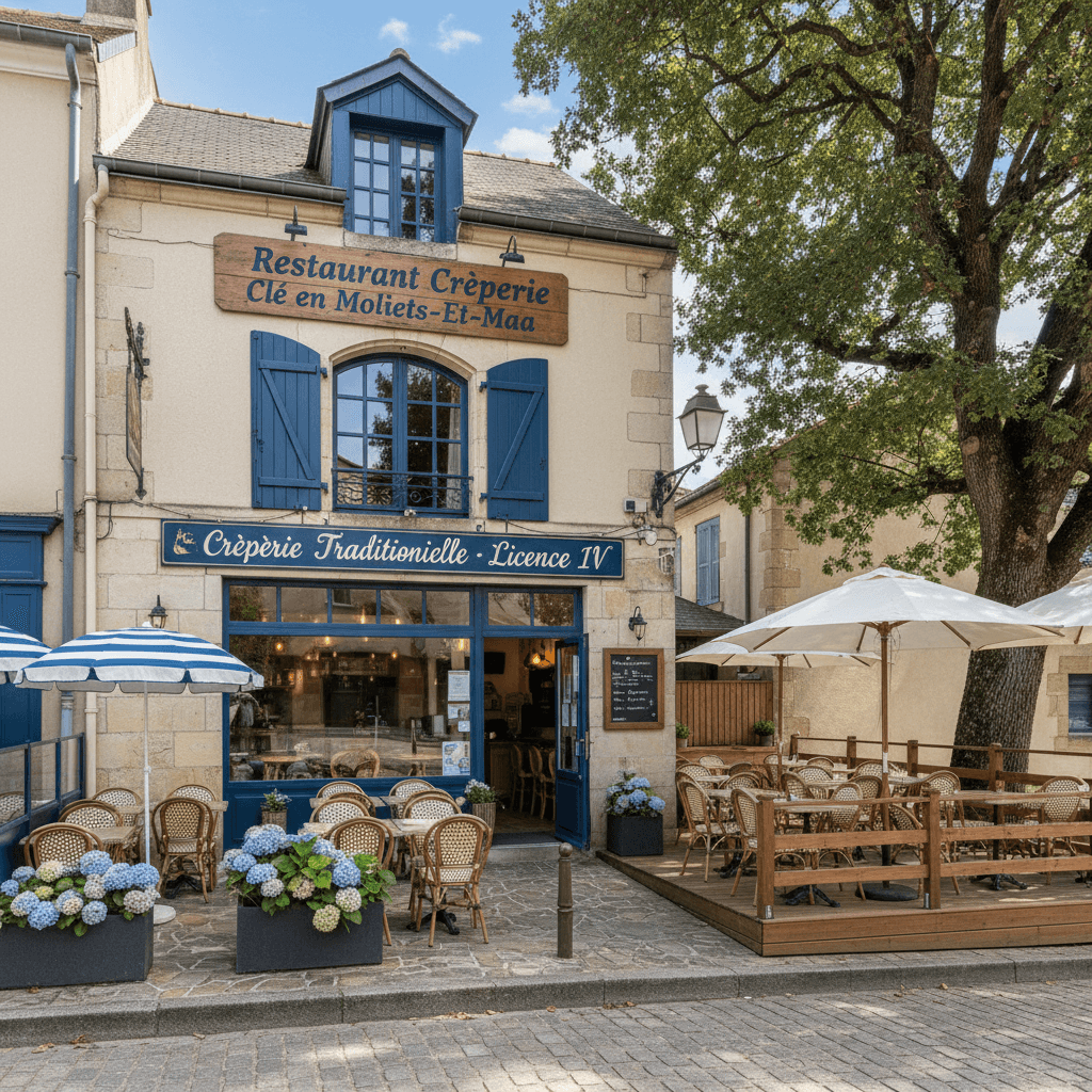 Restaurant à Moliets-Et-Maa : terrasse - licence IV - Image 1