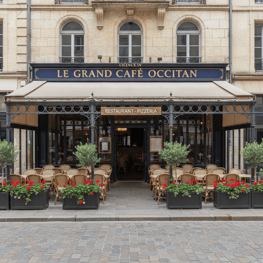 Restaurant à Tarbes : terrasse - licence IV - Image 1