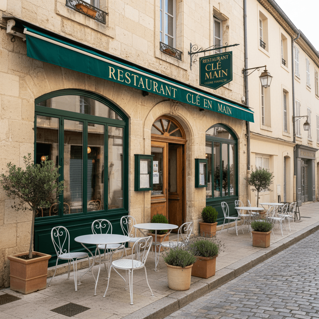 Restaurant 45m² à Aix-En-Provence : terrasse - licence IV