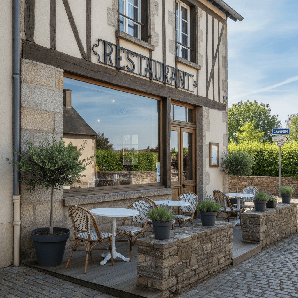 Restaurant 70m² à Plouénan : terrasse - licence IV - Image 1