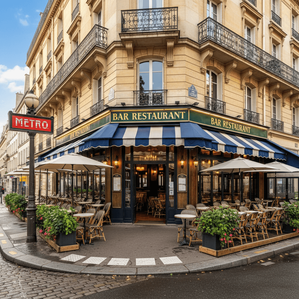 Bar Restaurant avec Terrasse à Paris