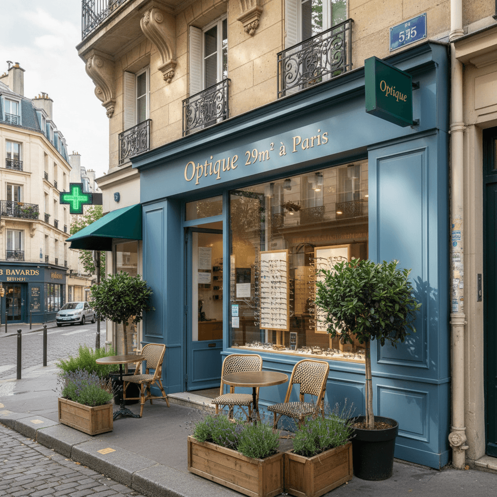 Optique 29m² à Paris