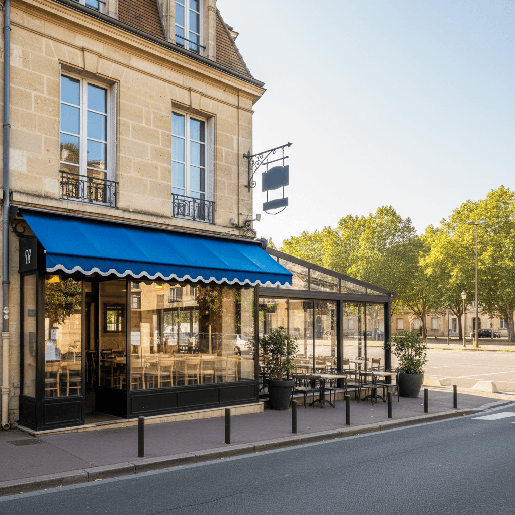 Restaurant 290m² à Bordeaux : terrasse - licence IV