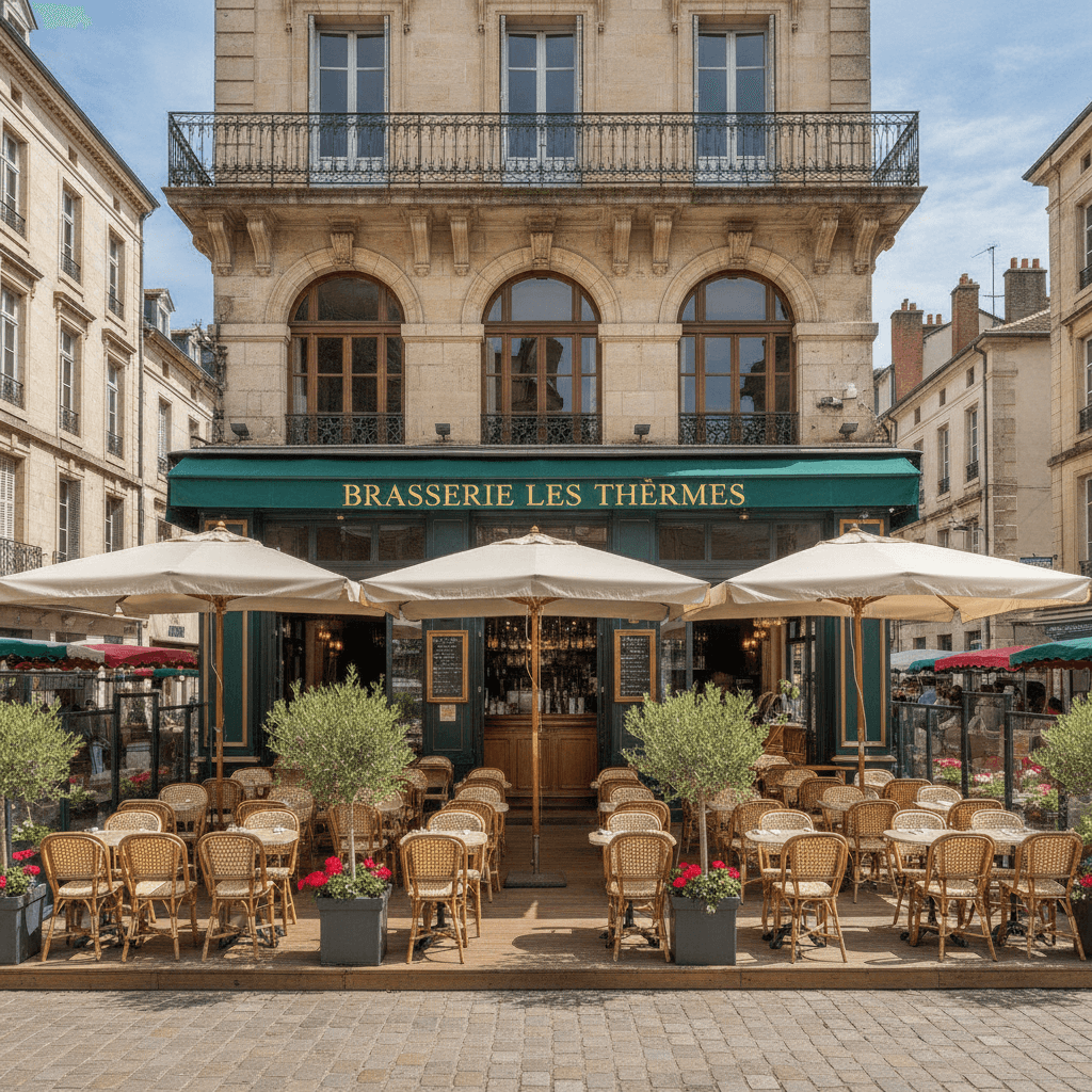 Restaurant 131m² à Vals-les-Bains : terrasse - licence IV - Image 1