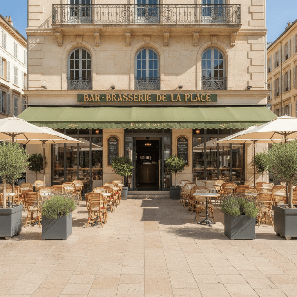 Bar-brasserie 500m² à Nice : terrasse - licence IV - Image 1