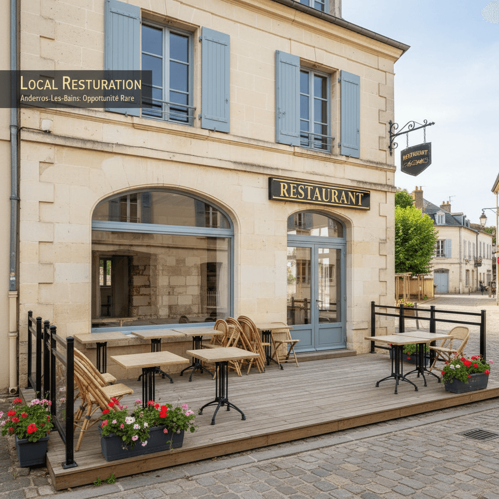 Restaurant 154m² à Andernos-Les-Bains : terrasse - extraction - Image 1
