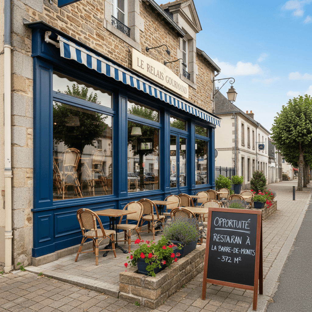 Restaurant 372m² à La Barre-De-Monts : terrasse - licence IV - Image 1