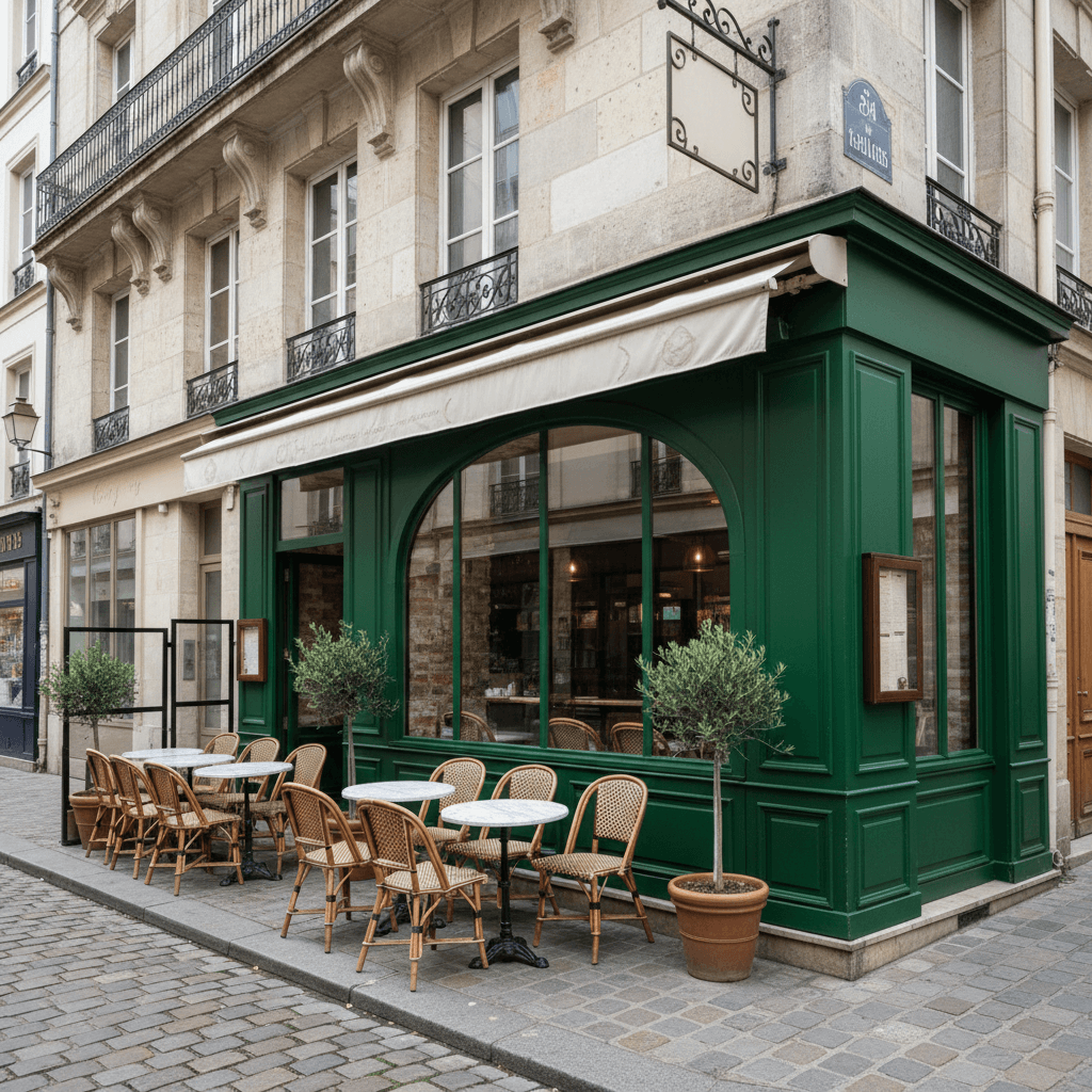 Restaurant 54m² à Nantes : terrasse - Image 1