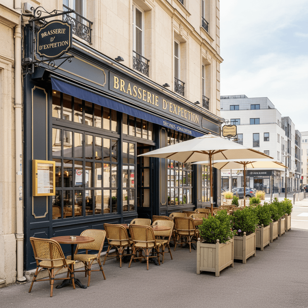 Bar-brasserie 440m² à Décines-Charpieu : terrasse - licence IV - Image 1