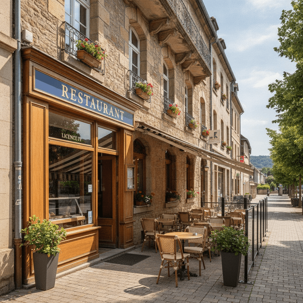 Restaurant 200m² à Drachenbronn-Birlenbach : terrasse - licence IV - Image 1