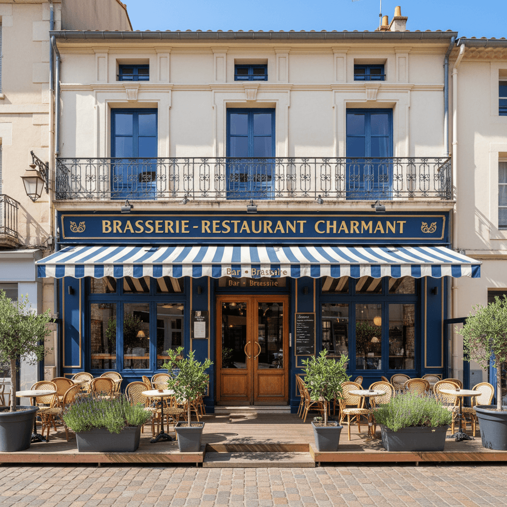 Bar-brasserie à Perpignan : terrasse - licence IV - Image 1