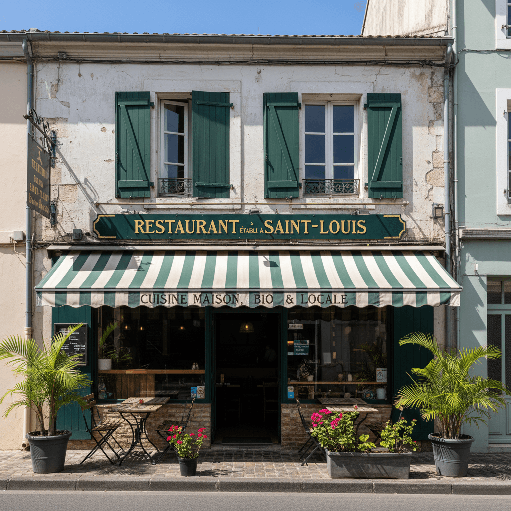 Restaurant à Saint-Louis : cuisine équipée - Image 1