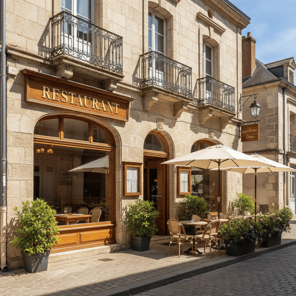 Restaurant 350m² à Cauna : terrasse - licence IV - Image 1