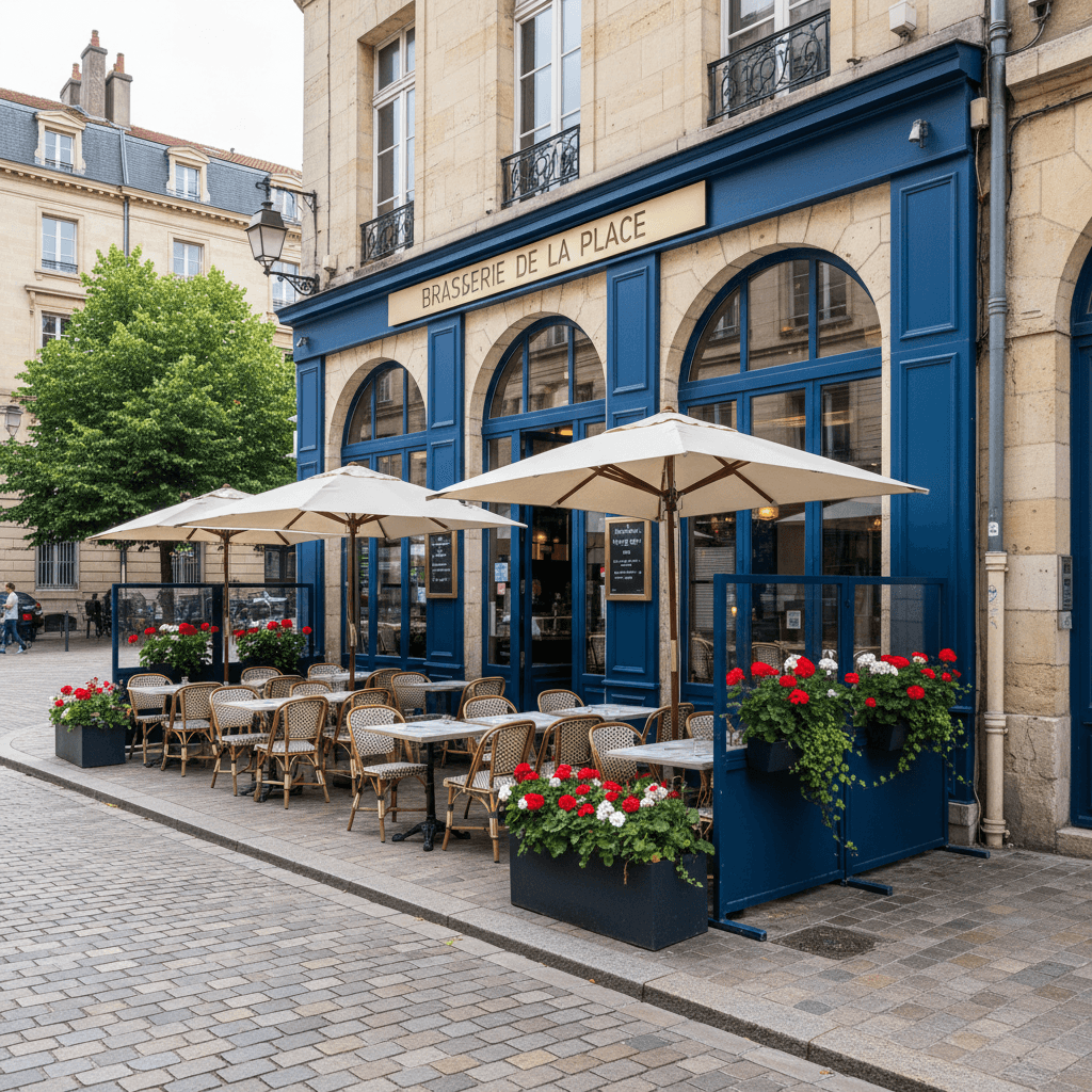 Restaurant 205m² à Nantes : terrasse - licence IV