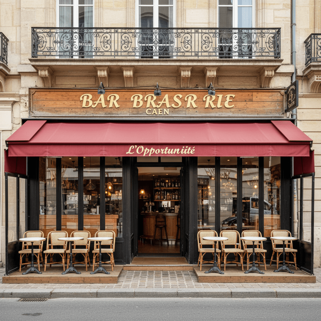 Bar-brasserie à Caen : terrasse - licence IV - Image 1