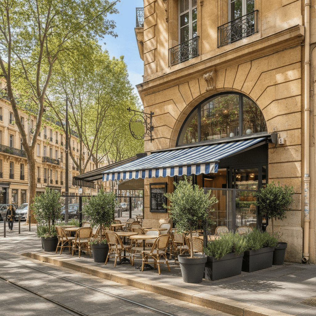 Fast-food 20m² à Marseille : terrasse - licence IV