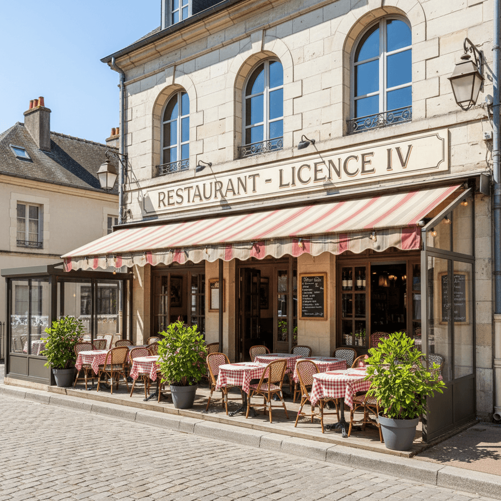Restaurant : terrasse - licence IV - Image 1