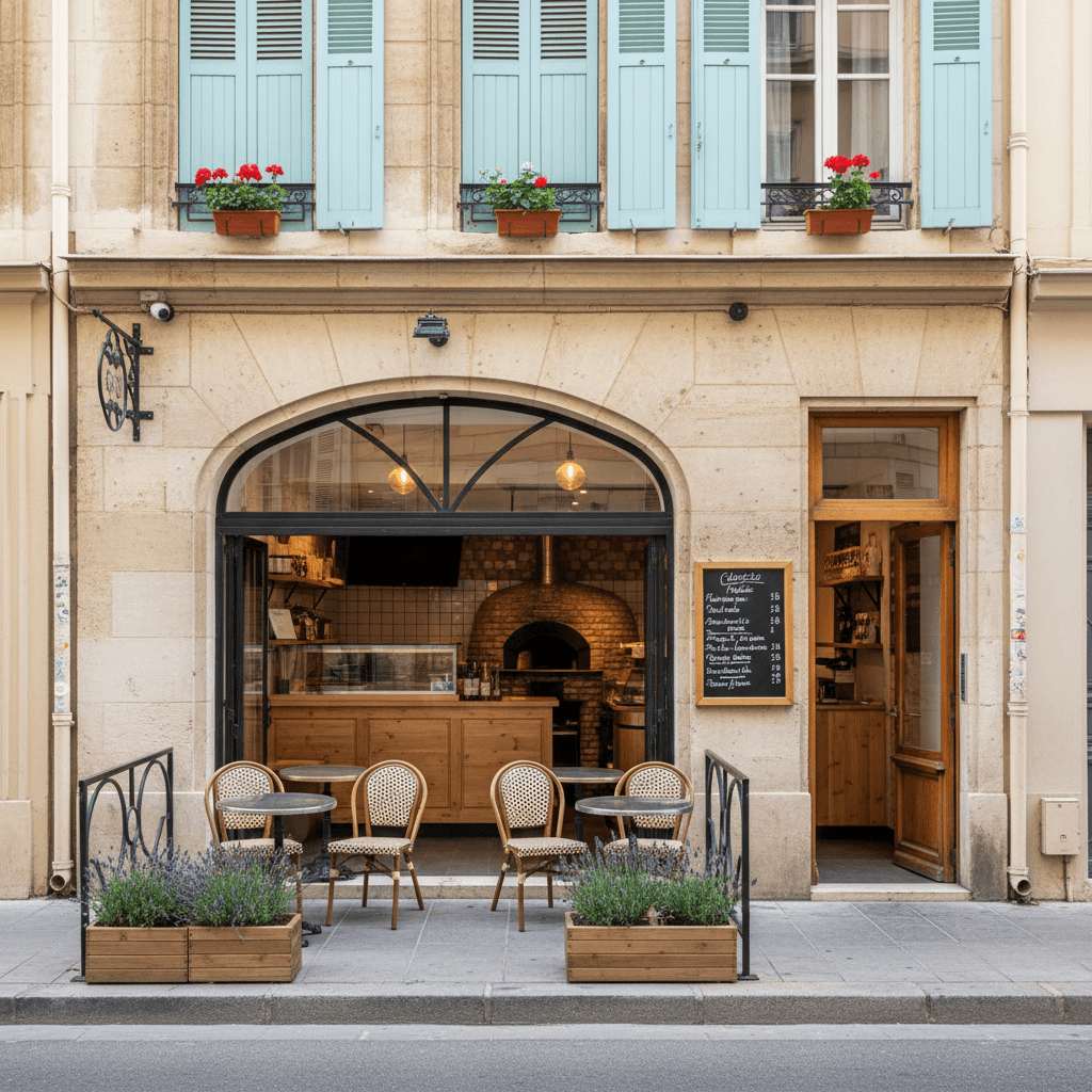 Fast-food 10m² à Marseille : cuisine équipée - Image 1