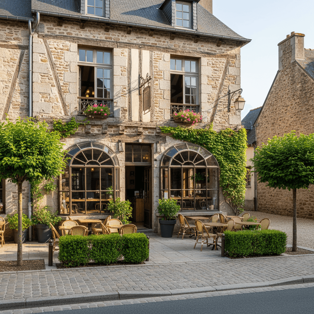Restaurant 200m² à Vannes : terrasse - climatisation - Image 1