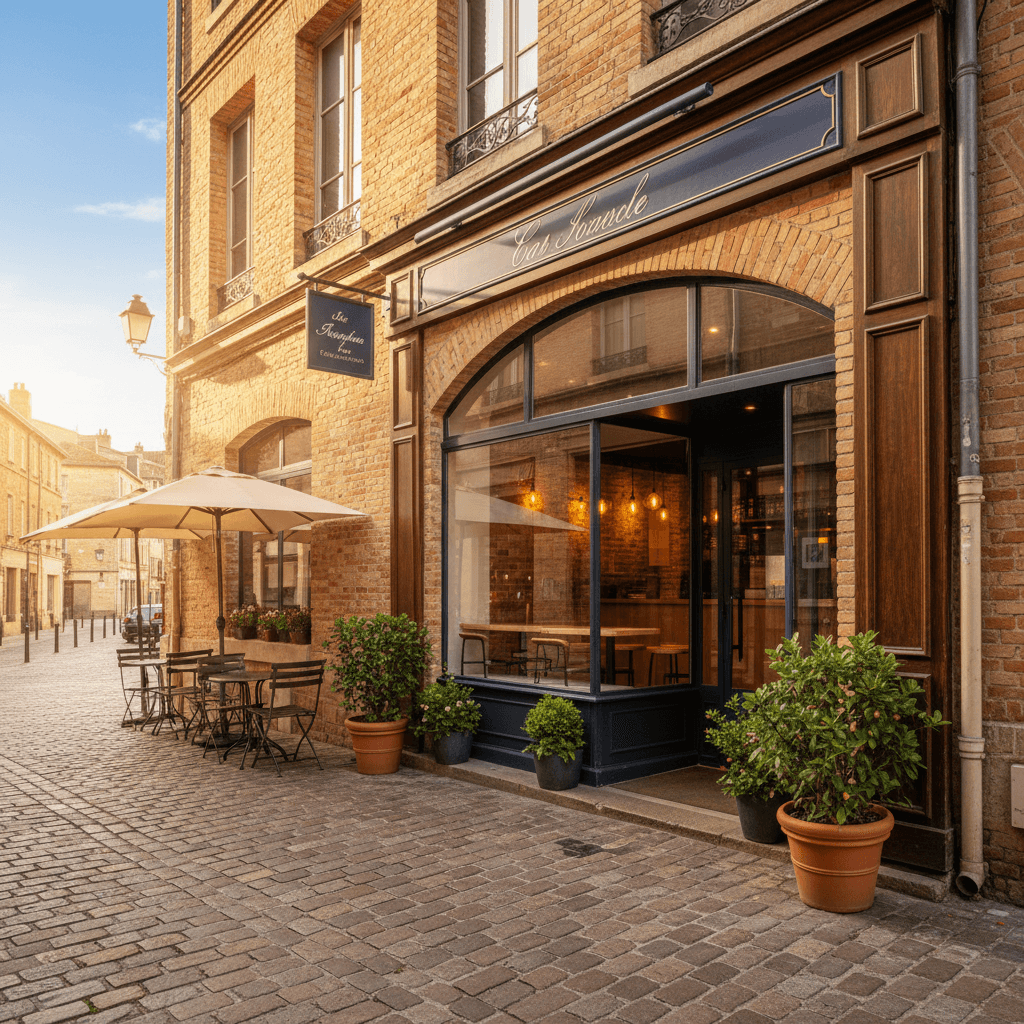 Fast-food 150m² à Toulouse : terrasse - licence IV