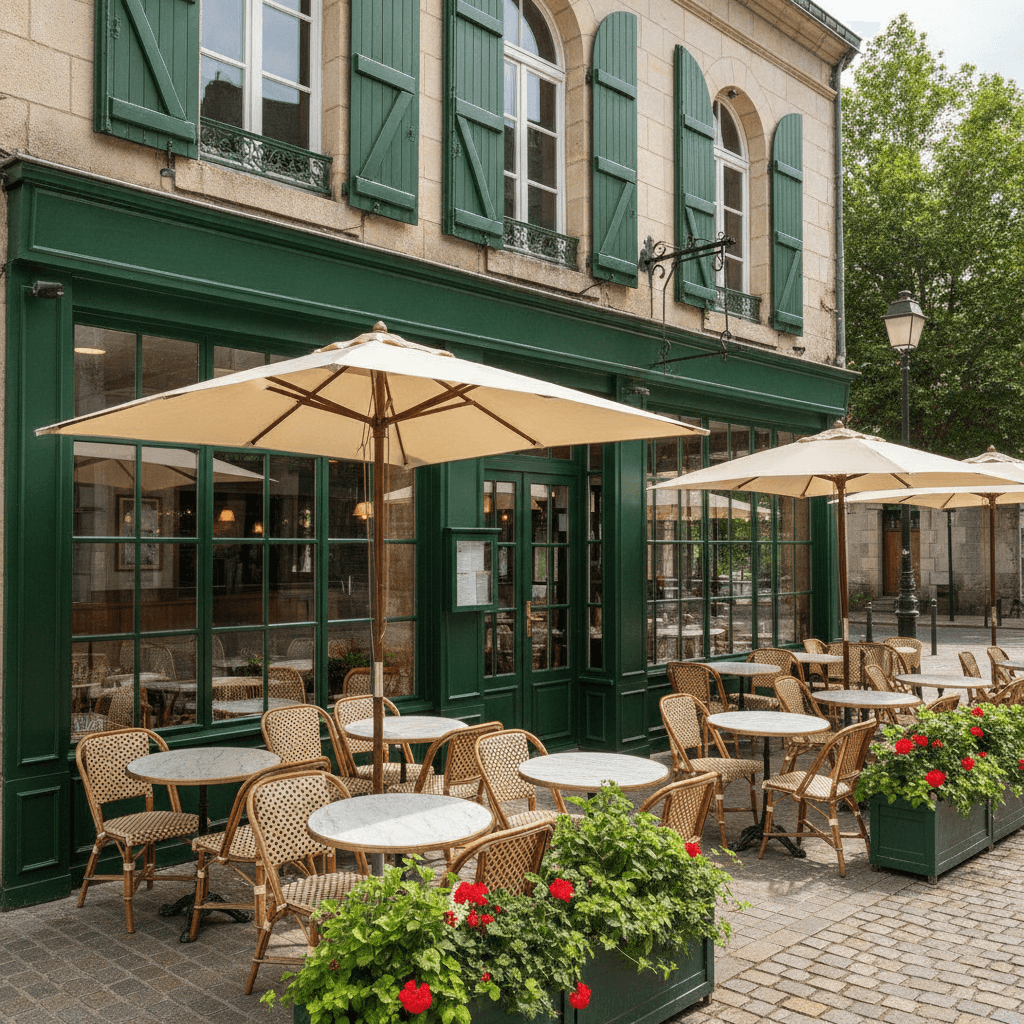 Restaurant à Saint-Brieuc : terrasse - licence IV - Image 1