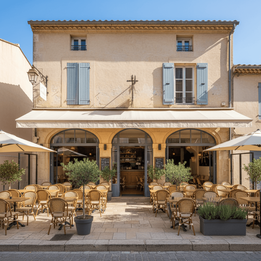 Bar-brasserie à Marseille : terrasse - licence IV