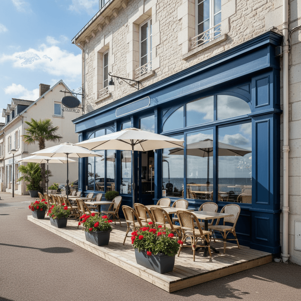 Restaurant 213m² à Les Sables-D'Olonne : terrasse - licence IV - Image 1