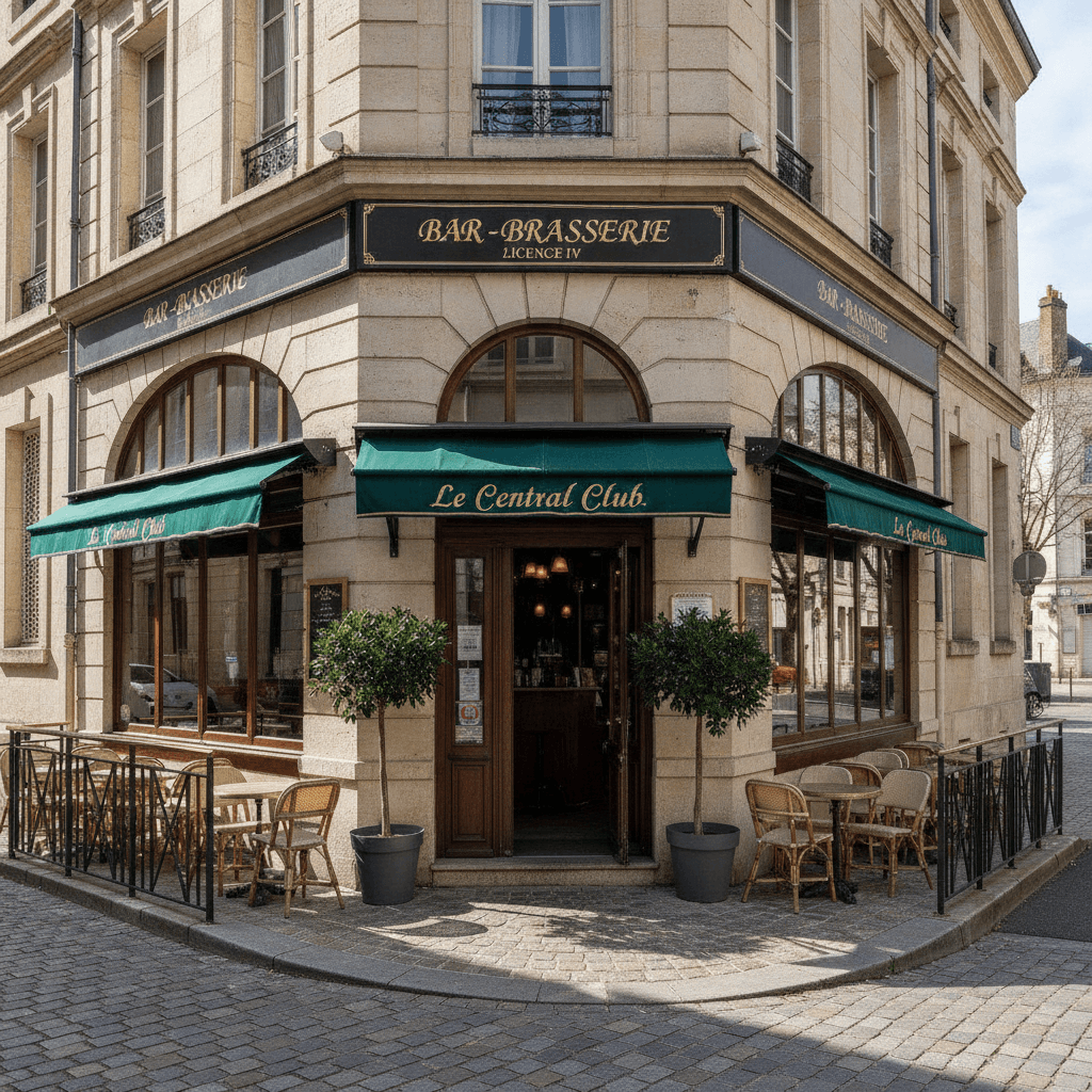 Bar-brasserie 75m² à Sens : terrasse - licence IV - Image 1