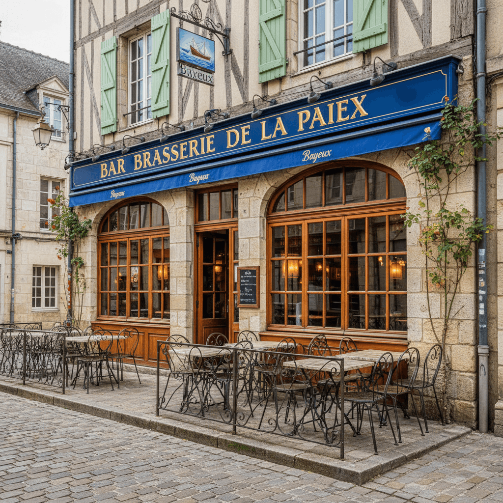 Bar-brasserie 250m² à Bayeux : terrasse - licence IV - Image 1