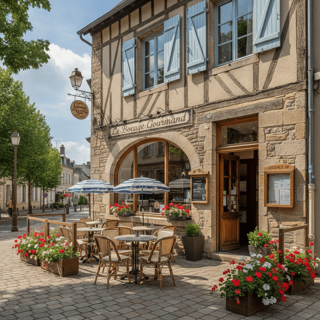 Restaurant à Alençon : terrasse - licence IV - Image 1