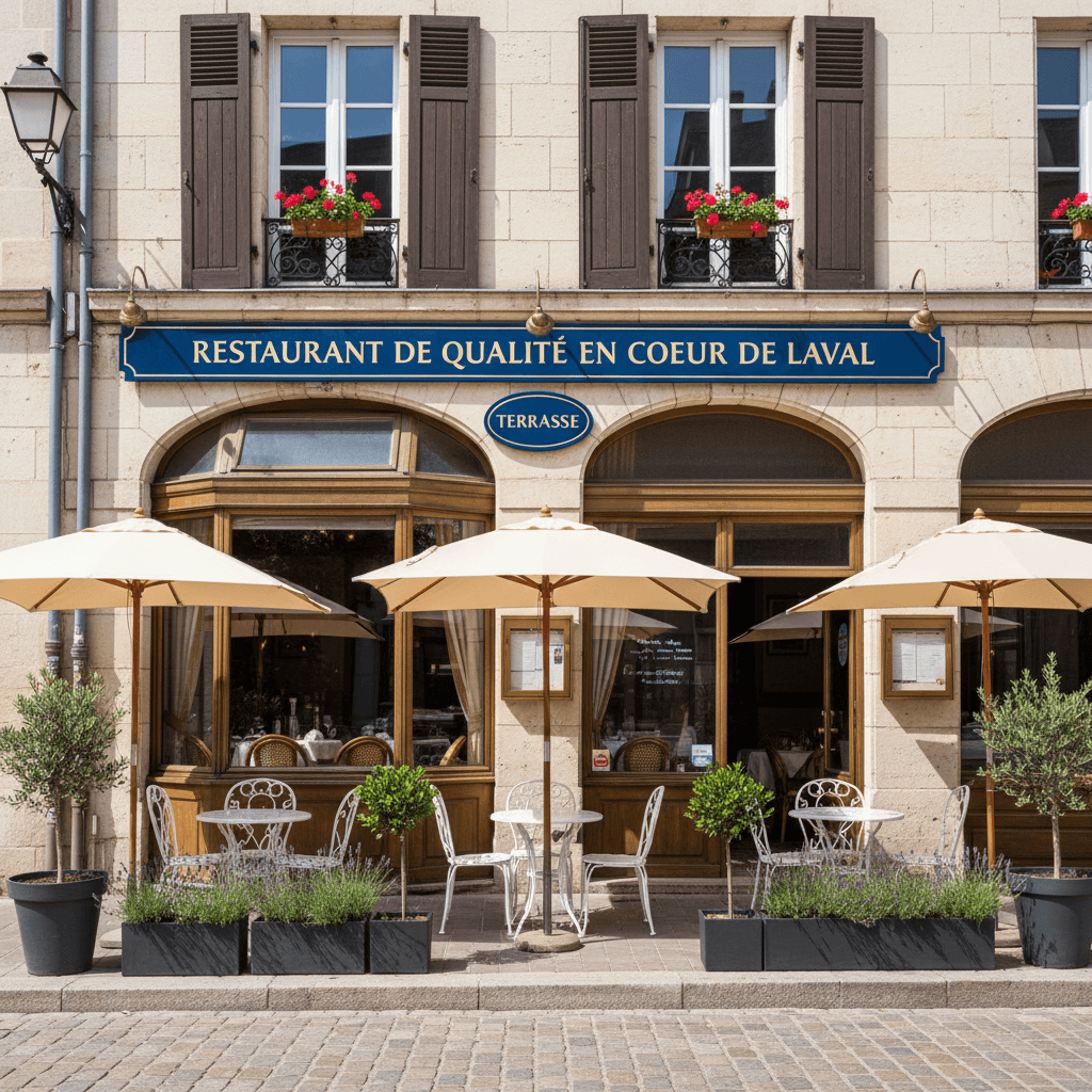Restaurant à Laval : terrasse - licence IV - Image 1