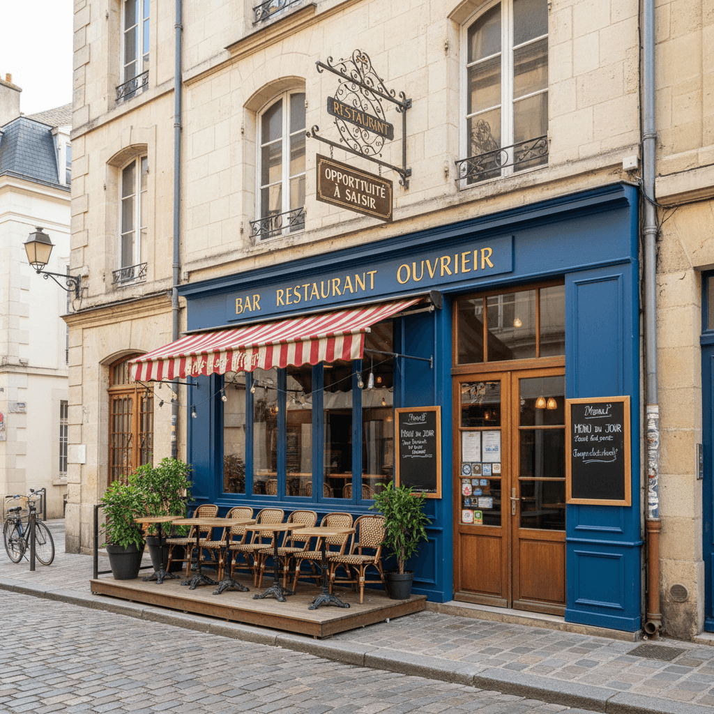 Restaurant 200m² à Nantes : terrasse - licence IV - Image 1