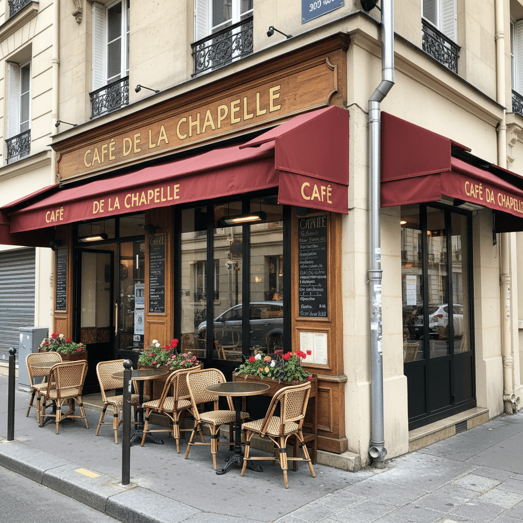 Local Restauration à Paris - 53 m² avec Cheminée