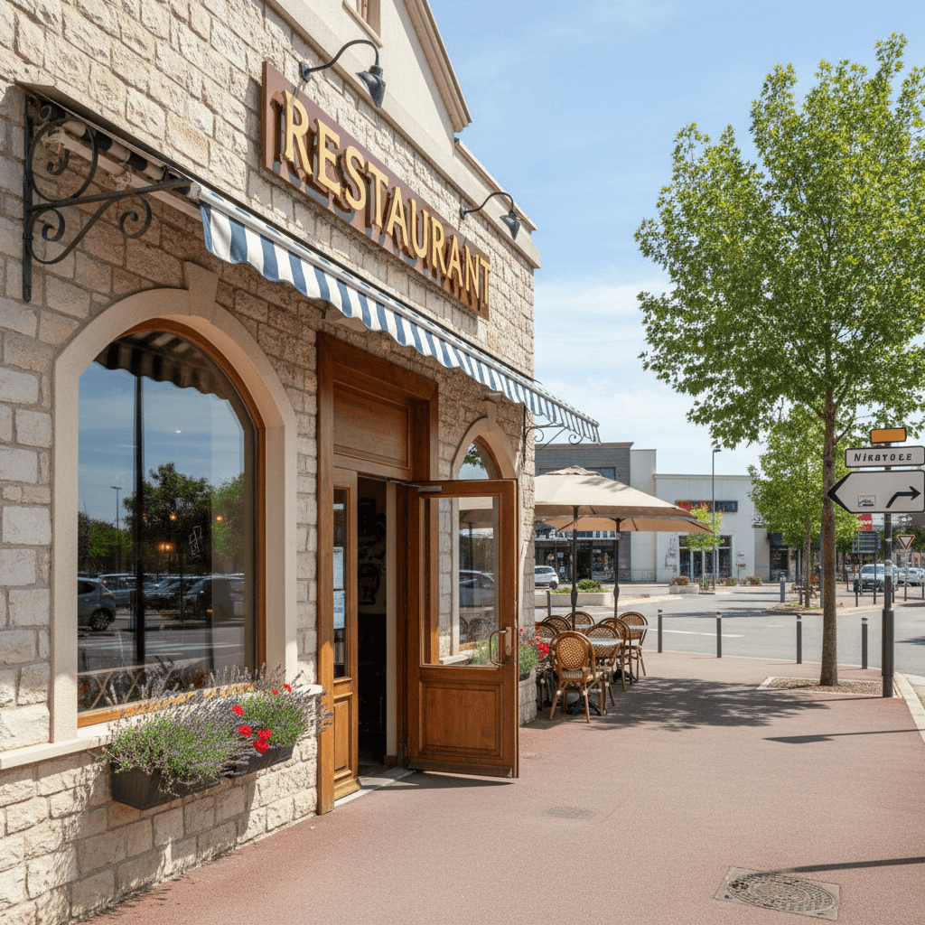 Restaurant 240m² à Marguerittes : terrasse - licence IV - Image 1