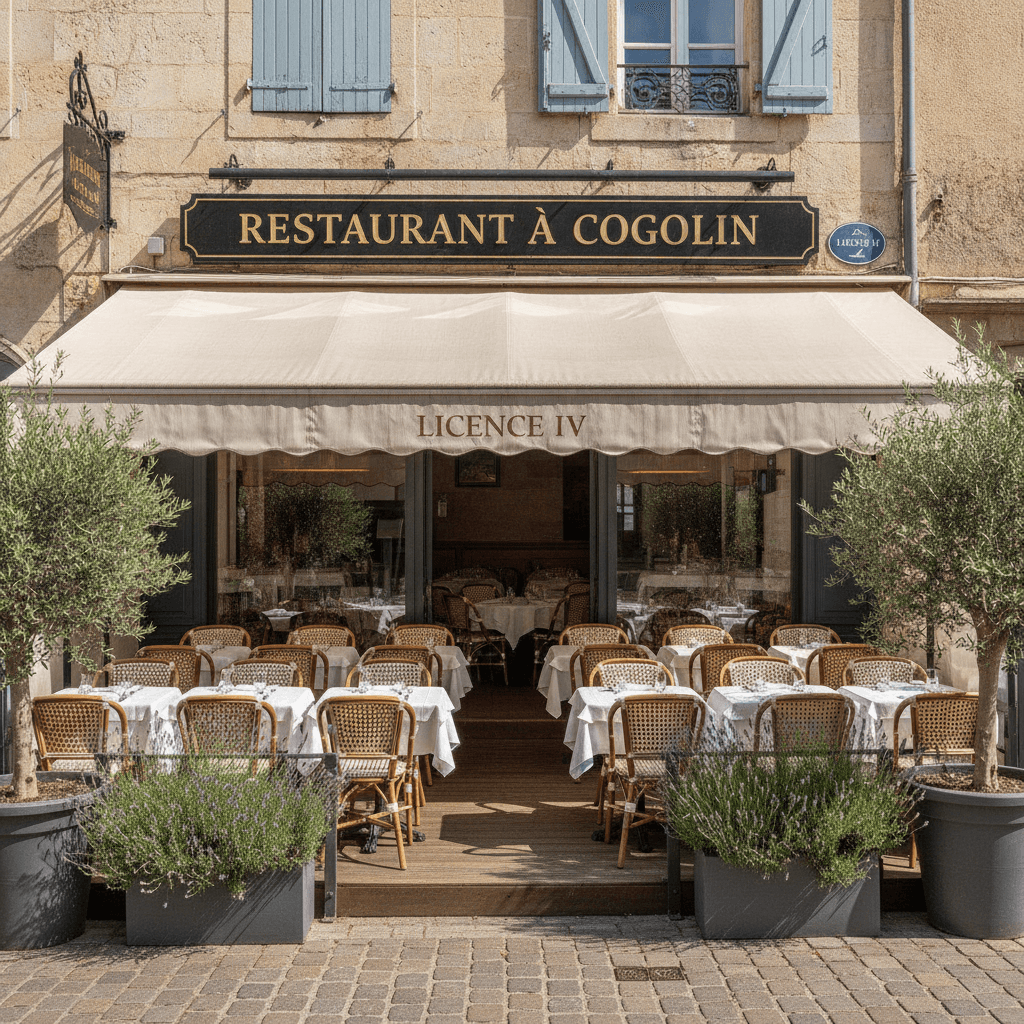 Restaurant à Cogolin : terrasse - licence IV - Image 1
