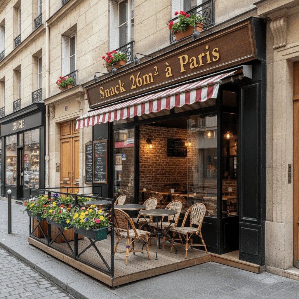 Snack 26m² à Paris