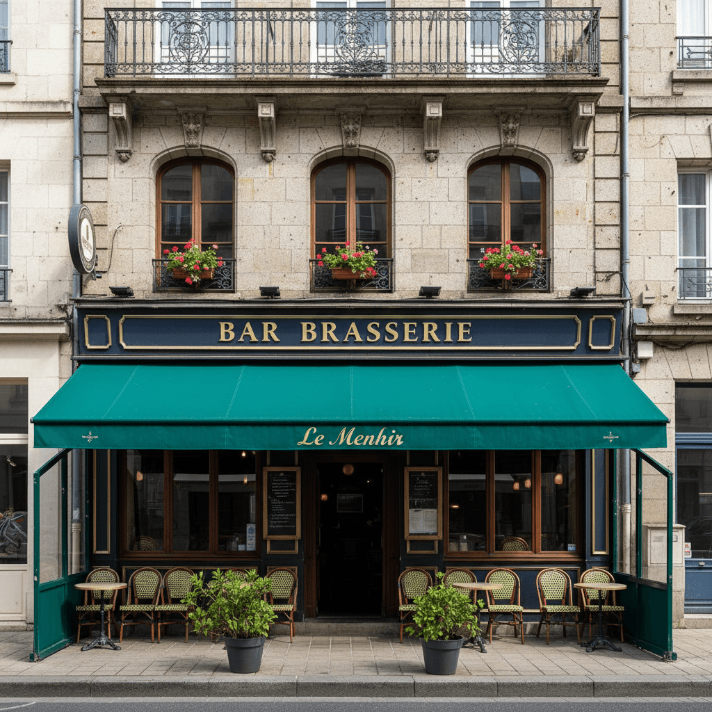 Bar-brasserie à Vannes : terrasse - licence IV - Image 1