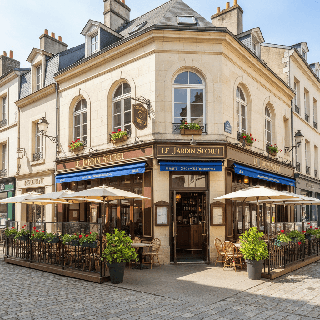 Restaurant 120m² à Angers : terrasse - licence IV