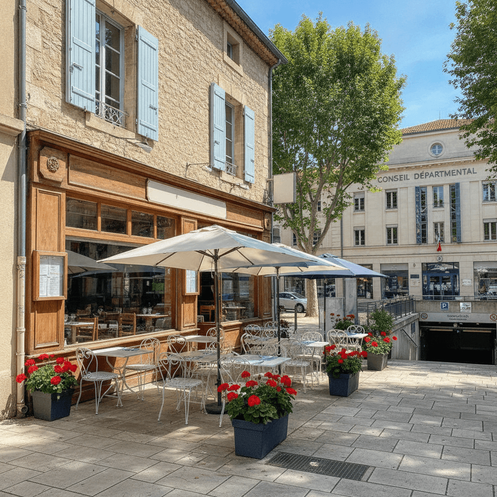 Restaurant 250m² à Brignoles : terrasse - licence IV - Image 1