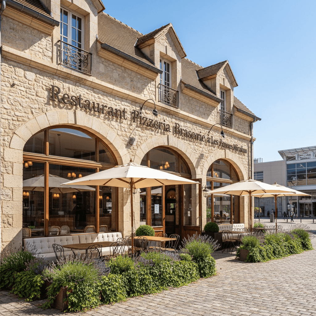Restaurant 450m² à Les Pennes-Mirabeau : terrasse - licence IV - Image 1