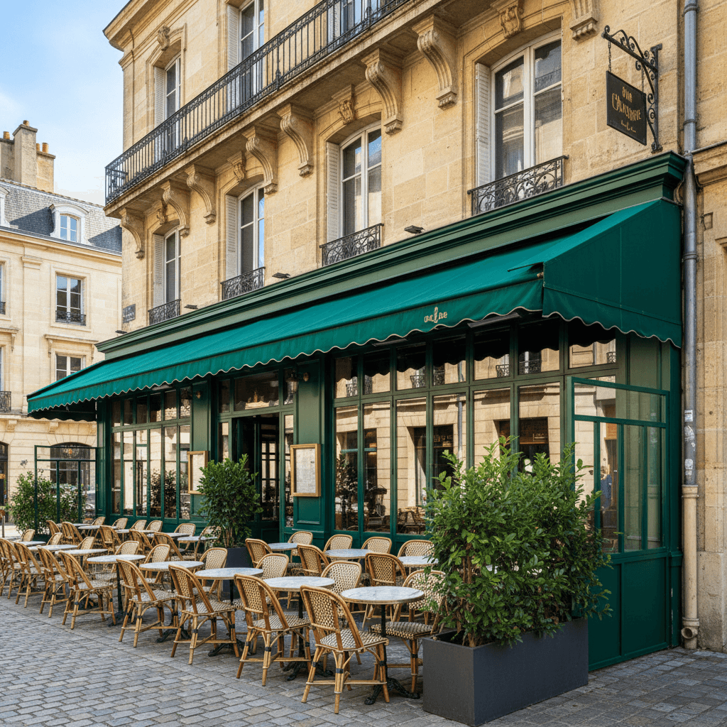 Bar-brasserie à Bordeaux : terrasse - licence IV