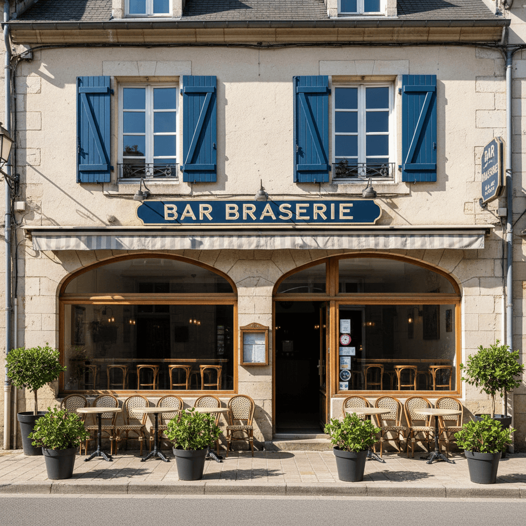 Bar-brasserie 200m² à Varennes-Sur-Morge : terrasse - licence IV - Image 1