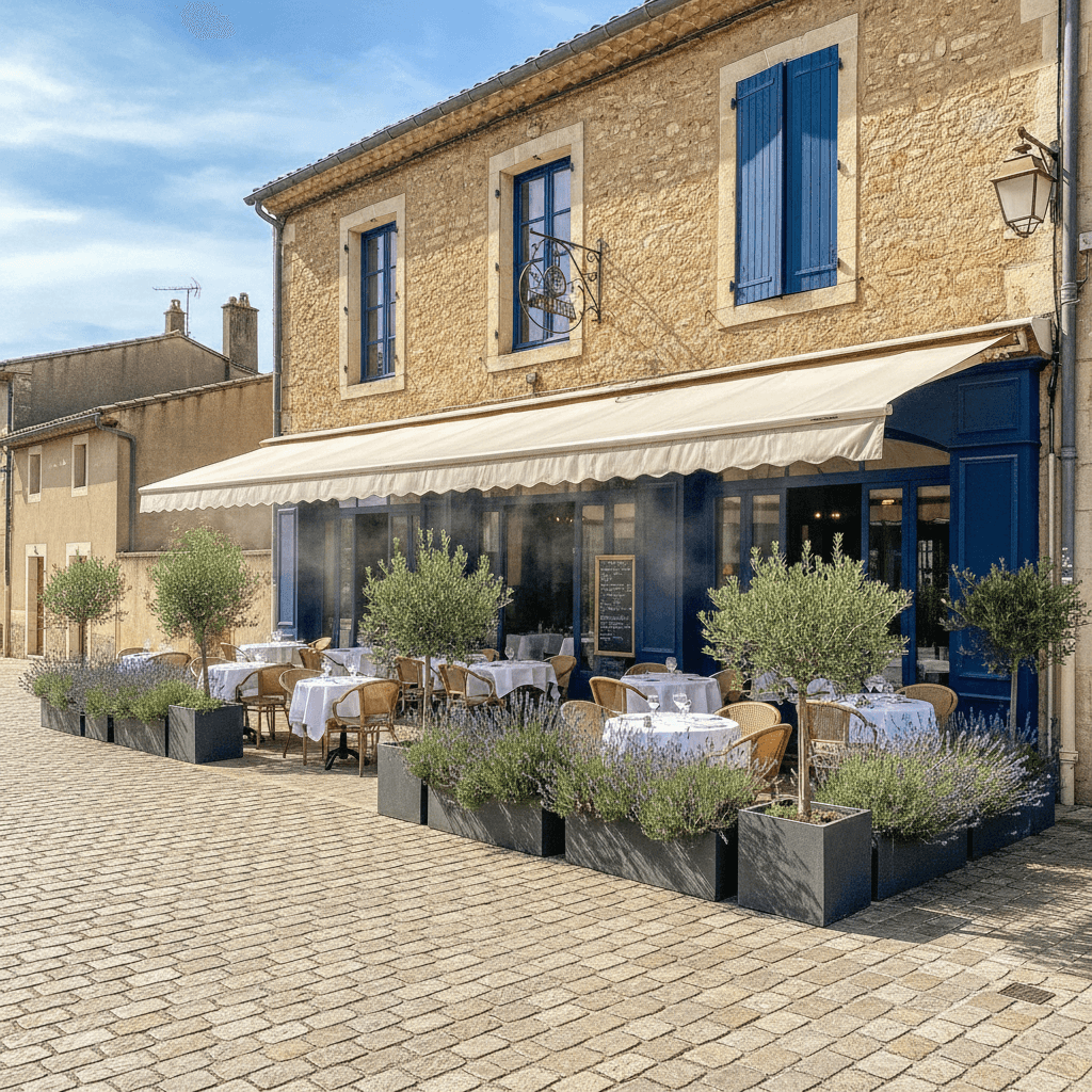 Bar-brasserie à Bédoin : terrasse - licence IV - Image 1