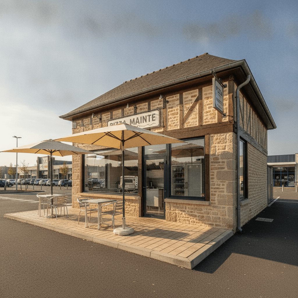 Fast-food 25m² à Maintenon : cuisine équipée - chambre froide - Image 1
